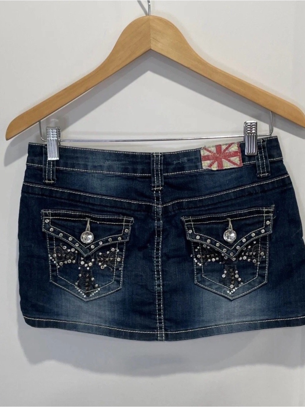 Machine Denim Mini Skirt M